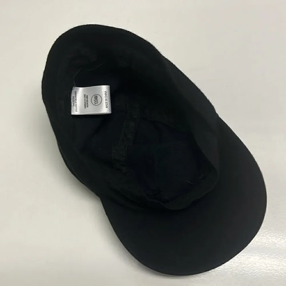Harley Davidson Motorcycle Biker Head Baseball Cap Black- Infant/Toddler